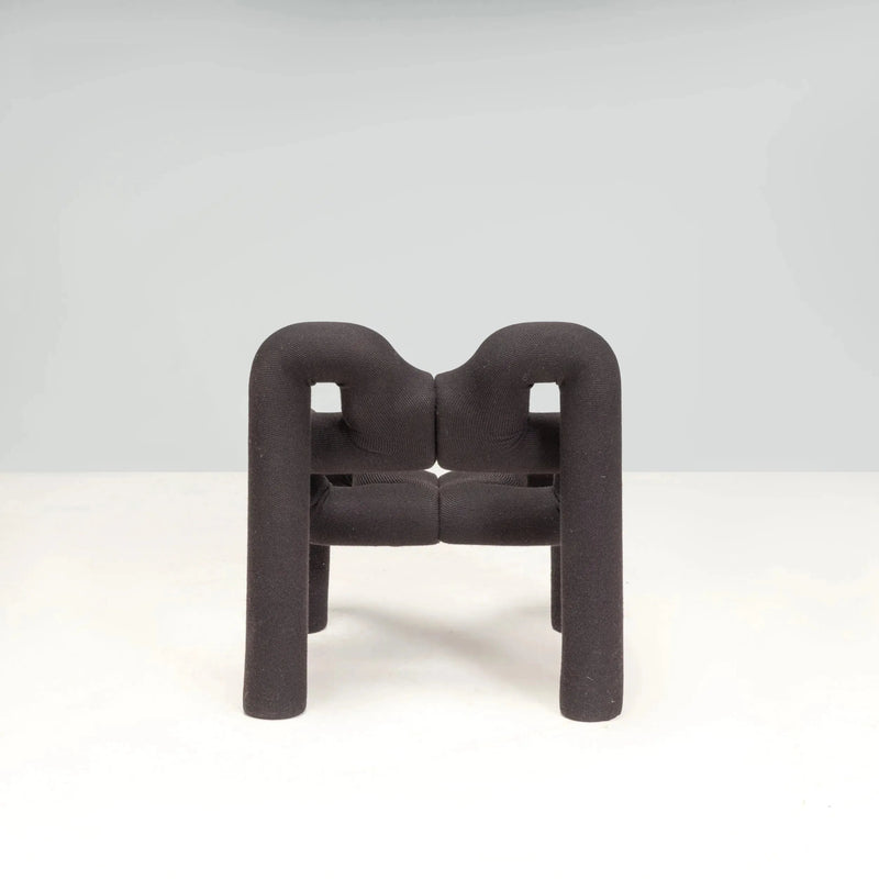 Ekstrem Black Lounge Chairs by Terje Ekstrøm, Set of 2 - REHAUS - Terje Ekstrøm