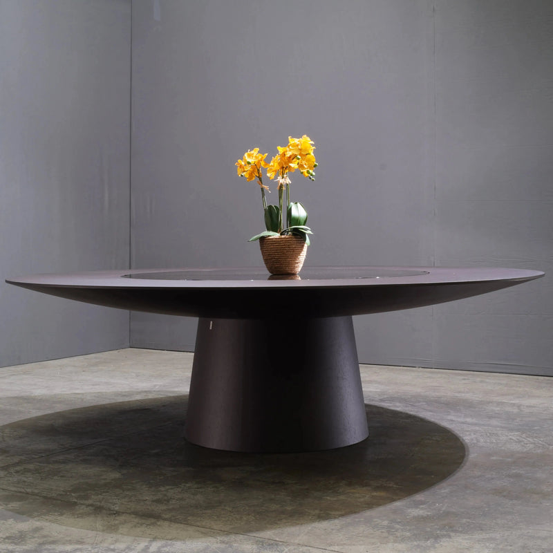 Emmemobili UFO Dining Table with Embedded Lazy Susan by Ferruccio Laviani - REHAUS - Emmemobili