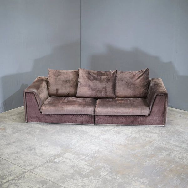 Fendi Casa Black Prestige Sofa - REHAUS - Fendi Casa