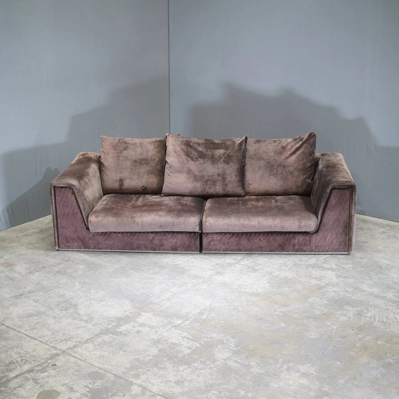 Fendi Casa Black Prestige Sofa - REHAUS - Fendi Casa