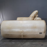 Fendi Casa White Leather Eros Sofa @ REHAUS