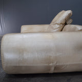 Fendi Casa White Leather Eros Sofa @ REHAUS