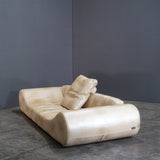 Fendi Casa White Leather Eros Sofa @ REHAUS