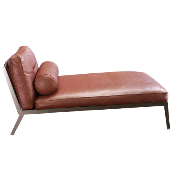 Flexform Happy Chaise Lounge in Leather by Antonio Citterio - REHAUS - Flexform