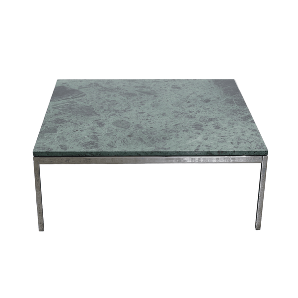 Florence Knoll Coffee Table with Verde Alpi Marble Top
