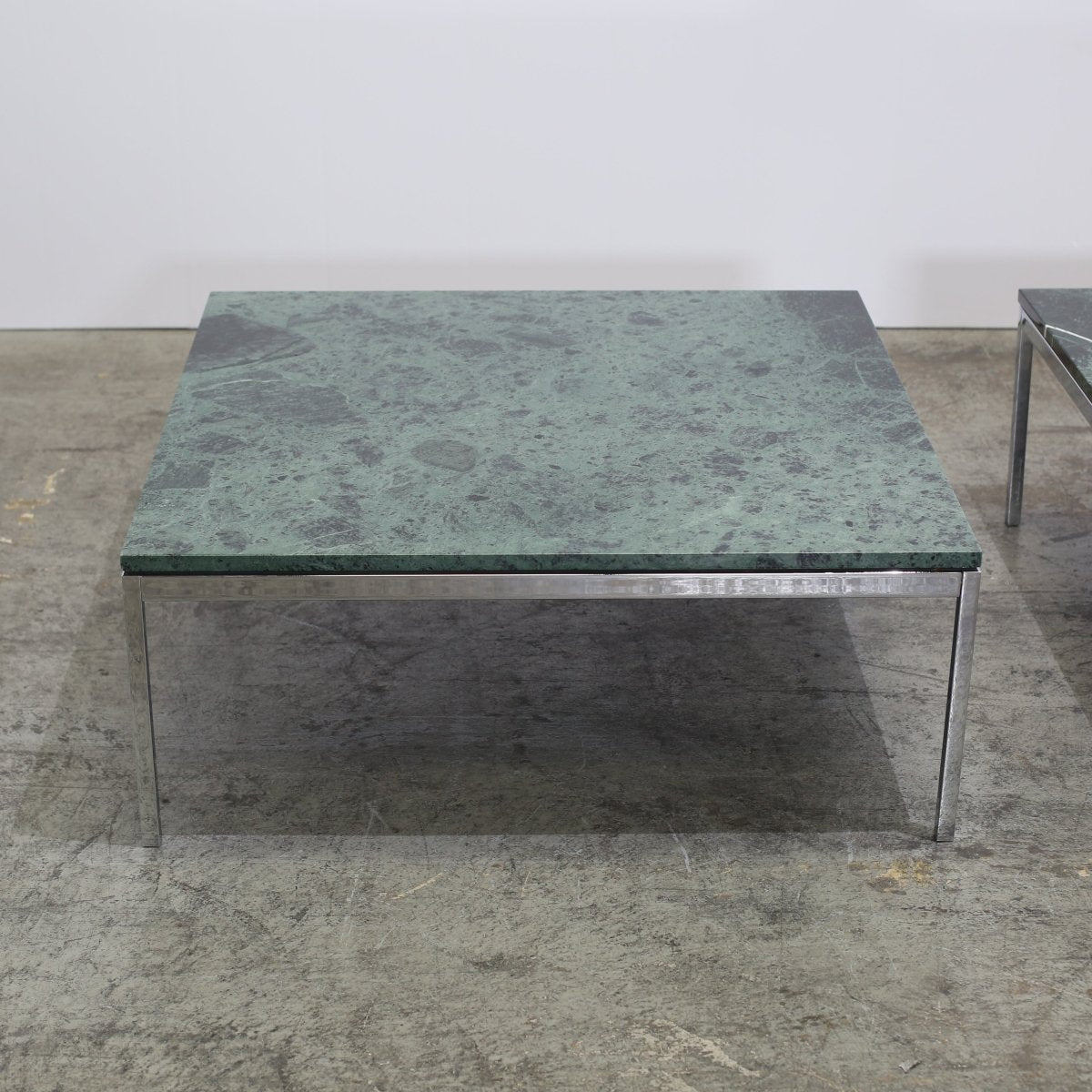 Florence Knoll Coffee Table with Verde Alpi Marble Top @ REHAUS