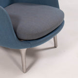 Fritz Hansen by Jaime Hayon Blue & Grey RO Lounge Chair - REHAUS - jaime Hayon