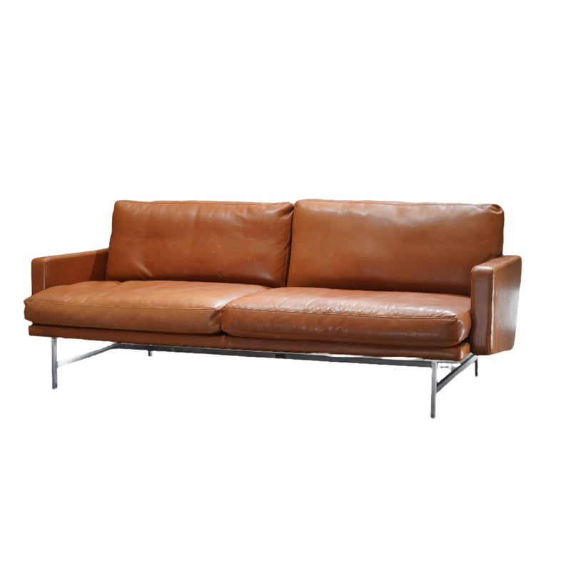 Fritz Hansen Lissoni Two Seater Leather Sofa by Piero Lissoni - REHAUS - Fritz Hansen