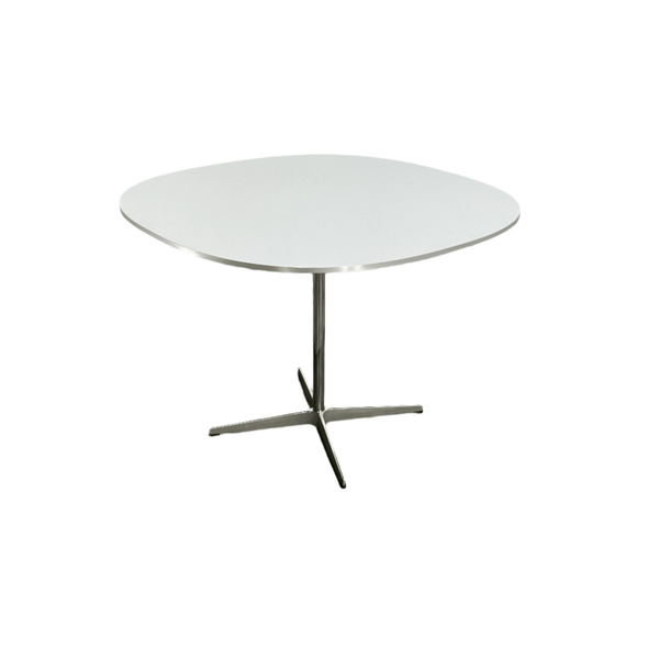 Fritz Hansen Supercircular Pedestal Dining Table by Piet Hein, Bruno Mathsson & Arne Jacobsen
