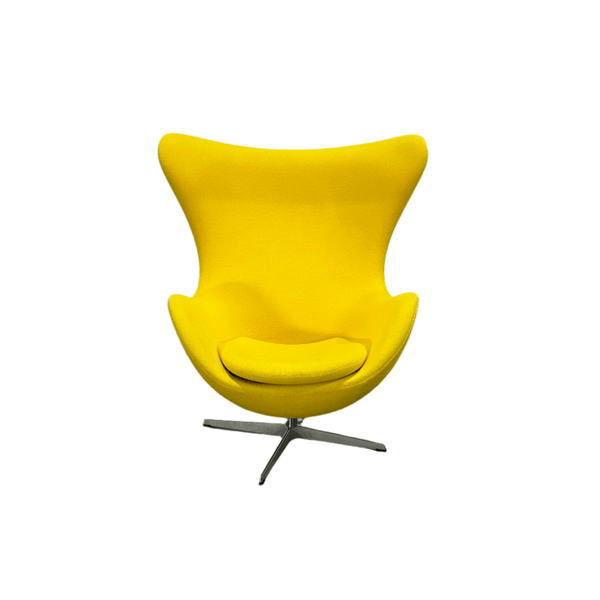 Fritz Hansen Yellow Egg Chair by Arne Jacobsen