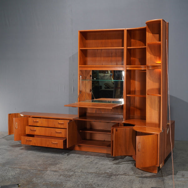 G Plan Teak Modular Wall Unit @ REHAUS