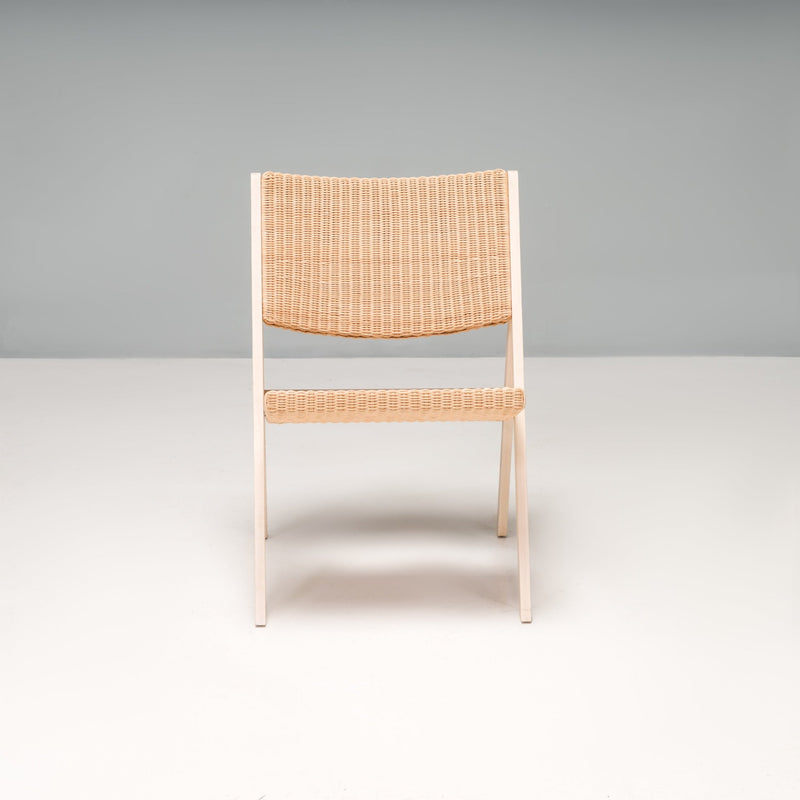 Gio Ponti for Molteni&C D.270.1 Ash and Wicker Folding Armchairs, Set of 2 - REHAUS - Gio Ponti