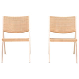 Gio Ponti for Molteni&C D.270.1 Ash and Wicker Folding Armchairs, Set of 2 - REHAUS - Gio Ponti