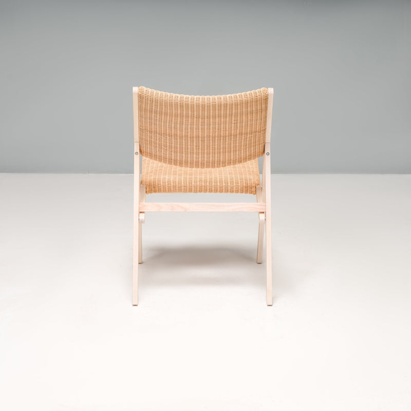 Gio Ponti for Molteni&C D.270.1 Ash and Wicker Folding Armchairs, Set of 2 - REHAUS - Gio Ponti