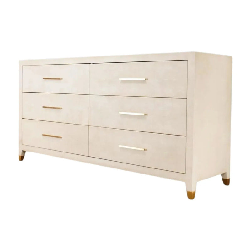 Graydon Shagreen Restoration Hardware 6 - Drawer Dresser - REHAUS - Restoration Hardware