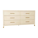 Graydon Shagreen Restoration Hardware 6 - Drawer Dresser - REHAUS - Restoration Hardware