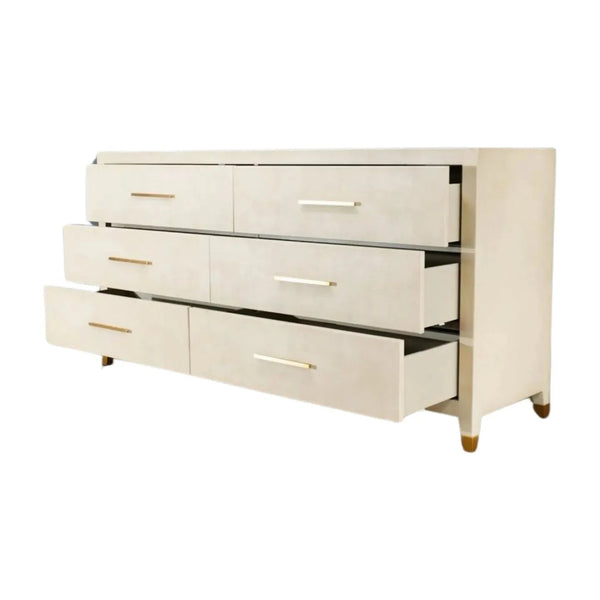 Graydon Shagreen Restoration Hardware 6 - Drawer Dresser - REHAUS - Restoration Hardware