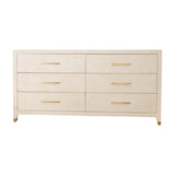 Graydon Shagreen Restoration Hardware 6 - Drawer Dresser - REHAUS - Restoration Hardware