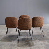 Gubi Beetle Dining Chairs by GamFratesi Upholstered with Ria by Kvadrat Raf Simons - REHAUS - Gubi/Kvadrat Raf Simons