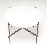 Gubi TS Marble White Coffee Table - REHAUS - Gubi