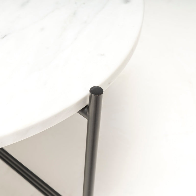 Gubi TS Marble White Coffee Table - REHAUS - Gubi