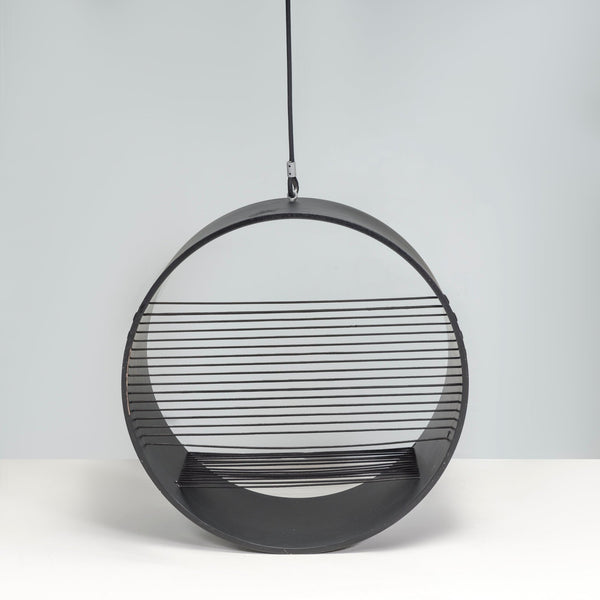 Hanne Kortegaard Black Oak Anello Hanging Chair - REHAUS - Hanne Kortegaard