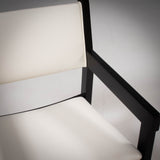 Hans J. Wegner Mid Century Black and White Armchair for GETAMA - REHAUS - Hans Wegner