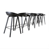 Hay Black Bar Stool - REHAUS - Hay