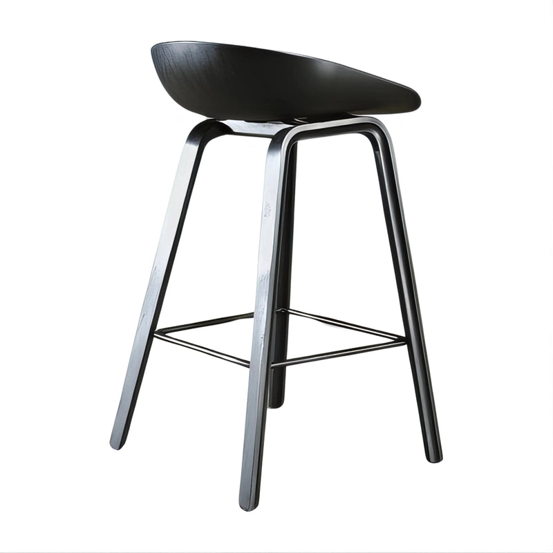 Hay Black Bar Stool - REHAUS - Hay