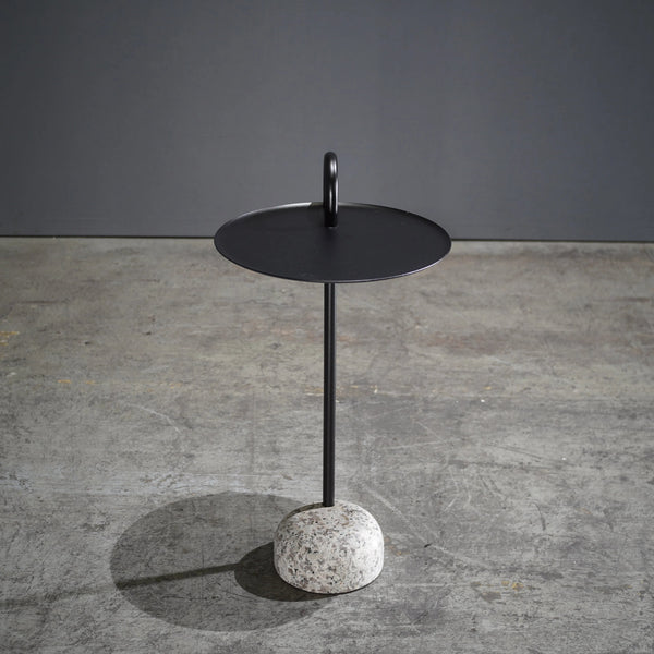 Hay Black Steel and Granite Bowler Table by Shane Schneck - REHAUS - Hay