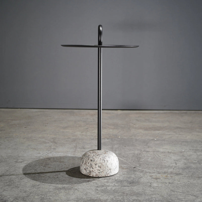 Hay Black Steel and Granite Bowler Table by Shane Schneck - REHAUS - Hay