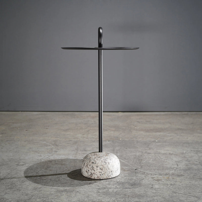 Hay Black Steel and Granite Bowler Table by Shane Schneck - REHAUS - Hay