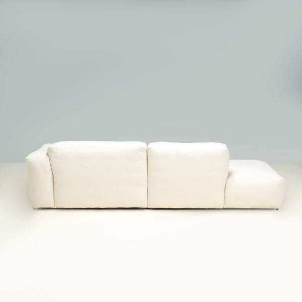 HAY Mags Soft Low Cream Fabric Modular Corner Sofa - REHAUS - HAY