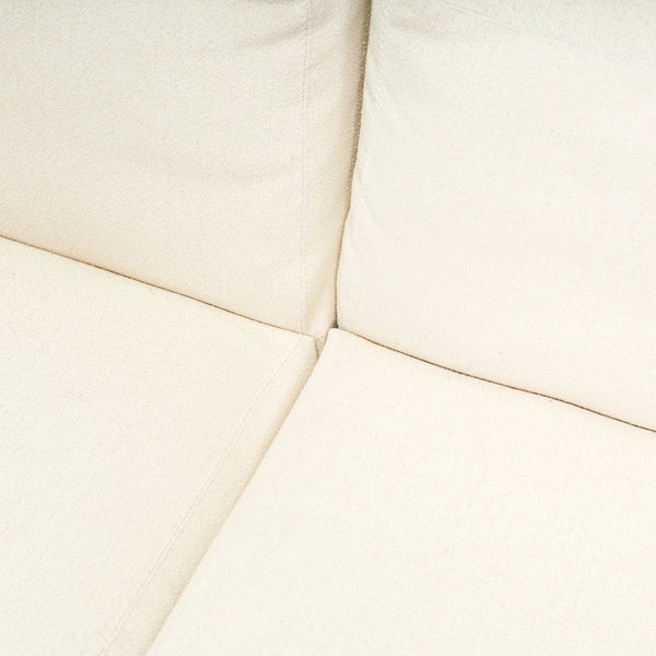 HAY Mags Soft Low Cream Fabric Modular Corner Sofa - REHAUS - HAY