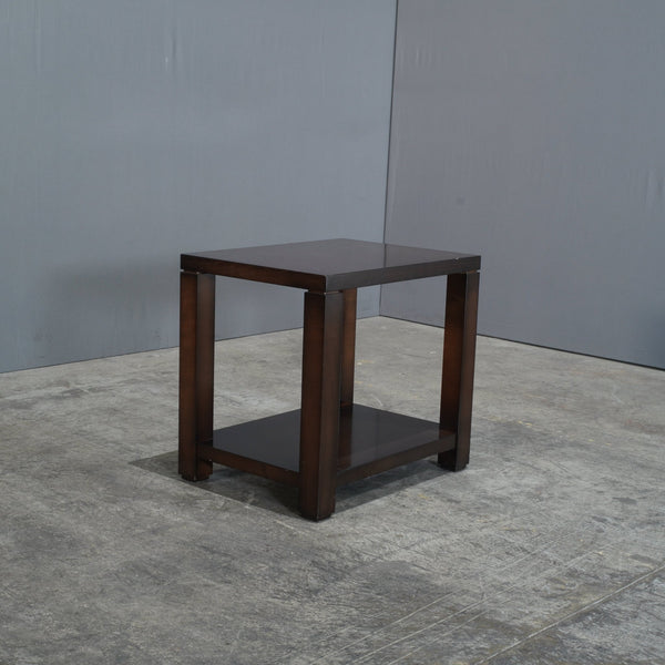 HC Black Wooden Side Table @ REHAUS