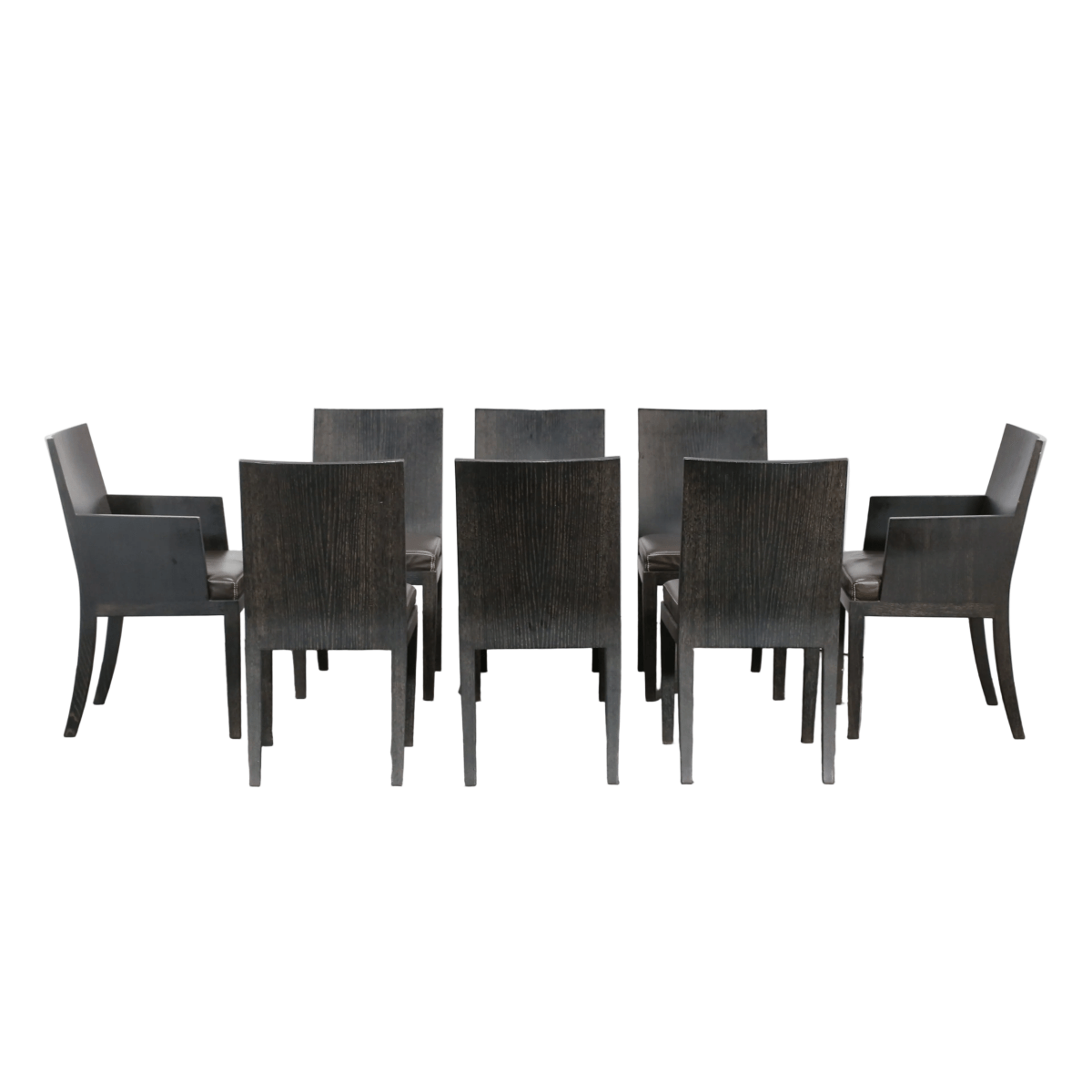 Hermès Reeditions Dining Chairs by Jean - Michel Frank, Set of Eight @ REHAUS