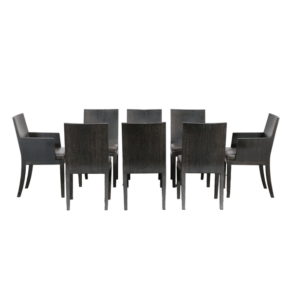 Hermès Reeditions Dining Chairs by Jean-Michel Frank, Set of Six