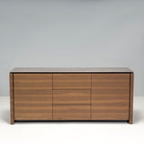 Italian Calligaris Mag Sideboard, Wood & Glass - REHAUS - Calligaris Studio