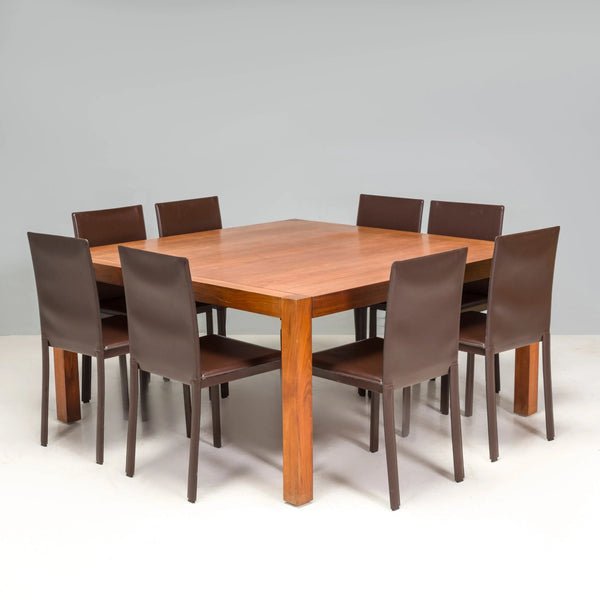 Italian Riva 1920 Square Oak Dining Table - REHAUS - Riva