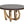 Jonathan Baring Quilted Maple And Brass Round Extending Dining Table - REHAUS - Jonathan Baring