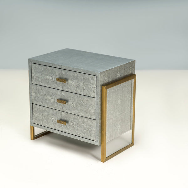 Julian Chichester Faux Shagreen Brooklyn Bedside Table - REHAUS - Julian Chichester