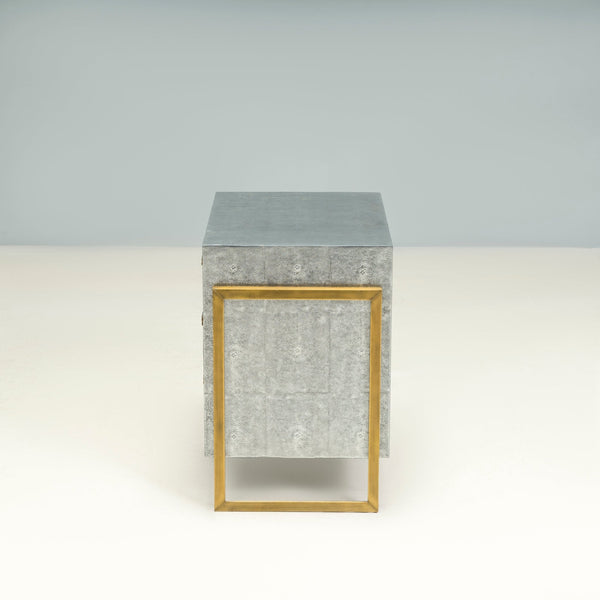 Julian Chichester Faux Shagreen Brooklyn Bedside Table - REHAUS - Julian Chichester