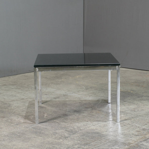 Knoll Black Glass Square Coffee Table @ REHAUS