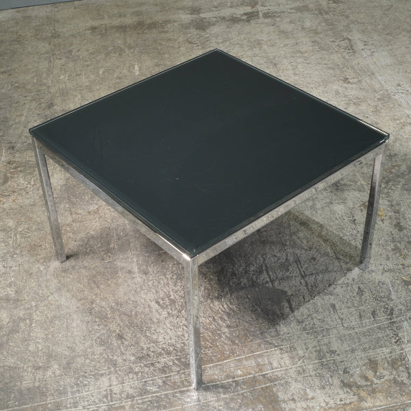 Knoll Black Glass Square Coffee Table @ REHAUS