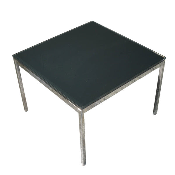 Knoll Black Glass Square Coffee Table @ REHAUS