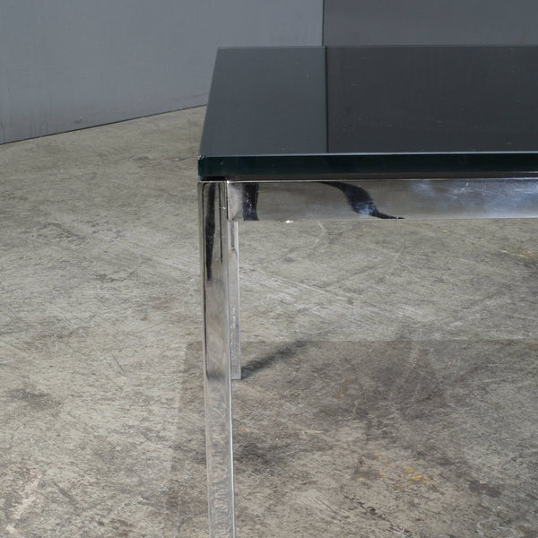 Knoll Black Glass Square Coffee Table @ REHAUS