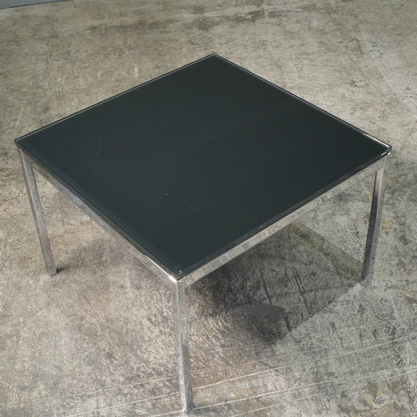 Knoll Black Glass Square Coffee Table @ REHAUS