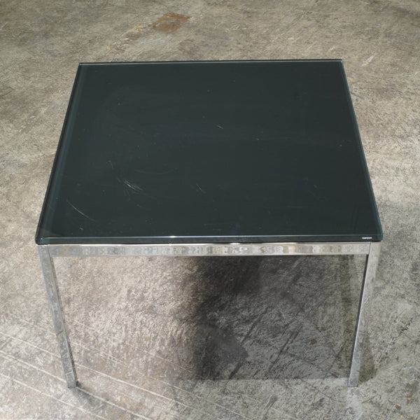 Knoll Black Glass Square Coffee Table @ REHAUS