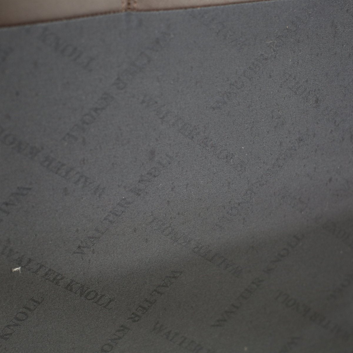 Knoll Brown Leather Fabricius Sofa @ REHAUS