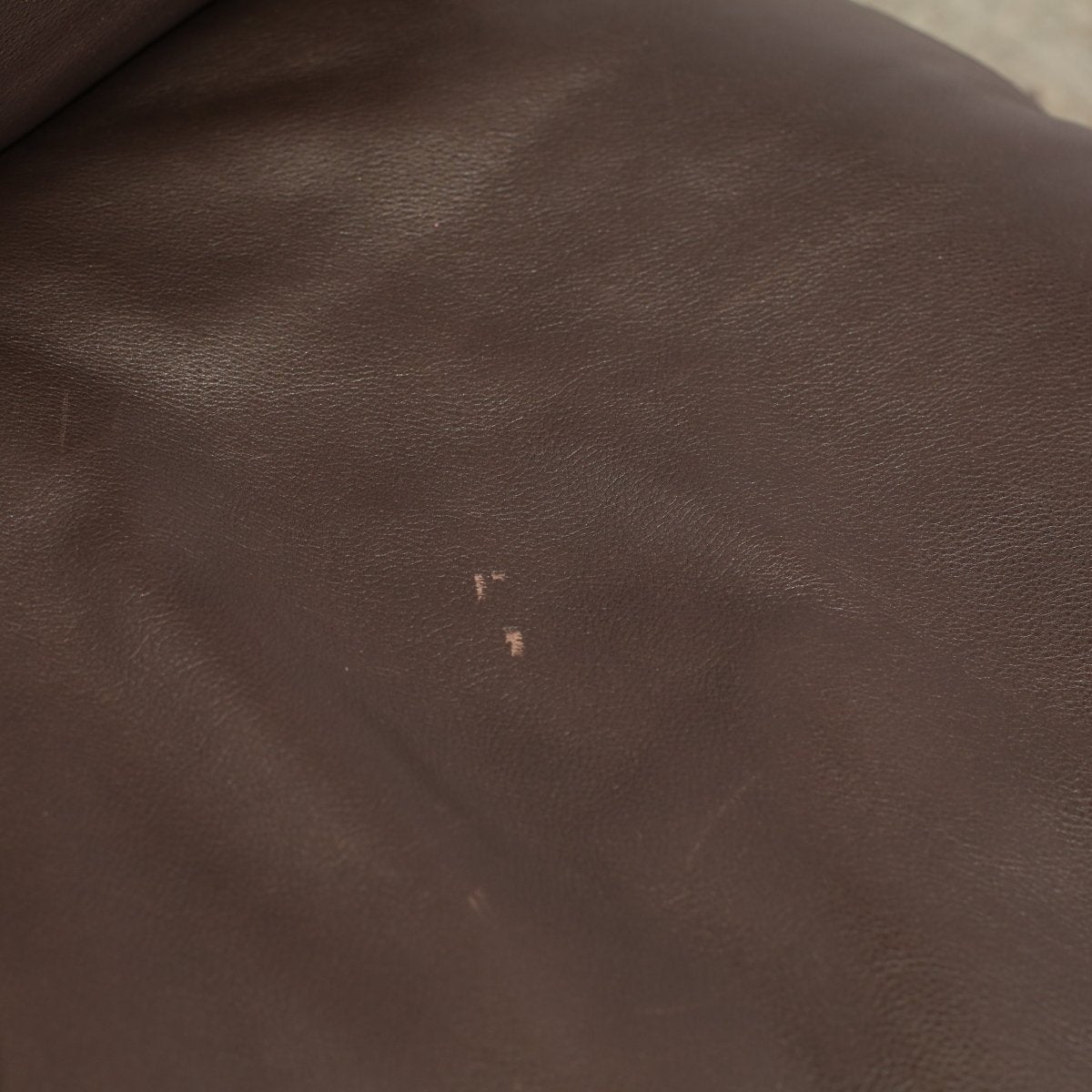 Knoll Brown Leather Fabricius Sofa @ REHAUS